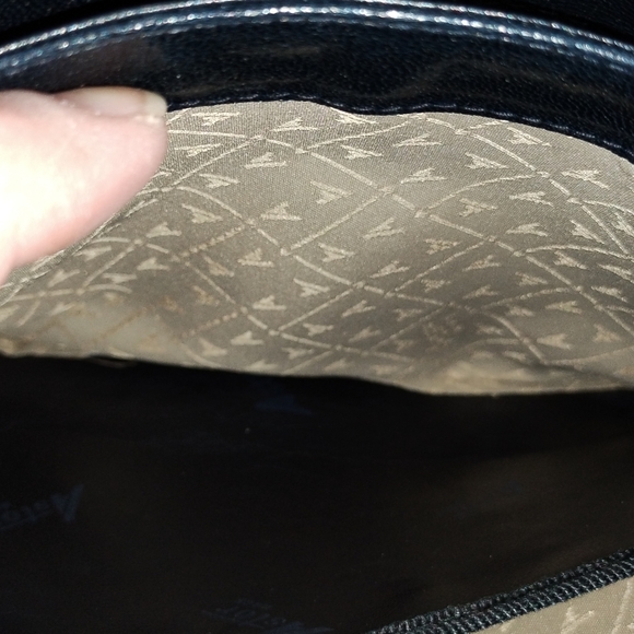 Vintage Astor Bags Blue Navy Leather Crossbody Purse - Picture 7 of 11